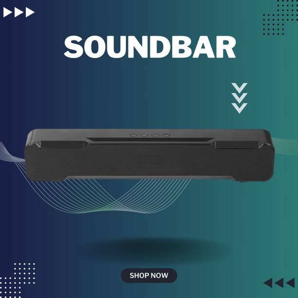 Clairbell 20W Bluetooth Soundbar with 4 Hours Wireless Playback Bluetooth SpeakersC1V340 20 W Bluetooth Soundbar