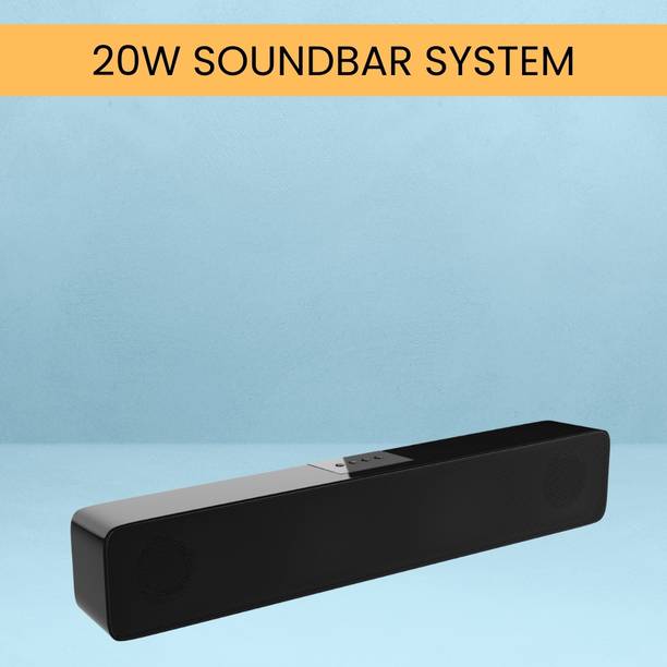 FRONY Bluetooth (PORTABLE HOME THEATER SOUNDBAR) Crystal Clear Sound, 5H. PaytimeB470 20 W Bluetooth Soundbar