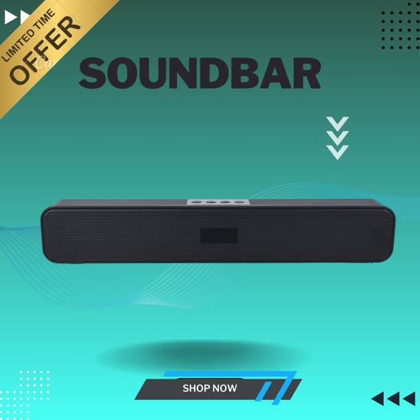 GUGGU 20W Bluetooth Soundbar with 4 Hours Wireless PlayTime Bluetooth Speakerso0361 20 W Bluetooth Soundbar