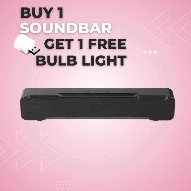 Clairbell 20W Bluetooth Soundbar with 4 Hours Wireless Playback Bluetooth SpeakersIO324 20 W Bluetooth Soundbar