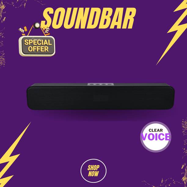 FRONY Bluetooth Soundbar Speaker 12Hrs Playback, HD Stereo for Phone/PC/TV/Laptopi491 20 W Bluetooth Soundbar