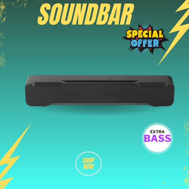 FRONY Bluetooth Soundbar Speaker With 12H Playback HD Stereo for Phone/PC/TV/Laptop312 20 W Bluetooth Soundbar