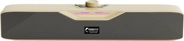 YOROTO Wireless Sound bar with Ear-Shaking Superior Sound & Ultra Rich Bass 20 W Bluetooth Soundbar