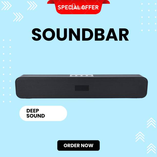 GUGGU 20W Bluetooth Soundbar with 4 Hours Wireless PlayTime Bluetooth Speakerso0226 20 W Bluetooth Soundbar