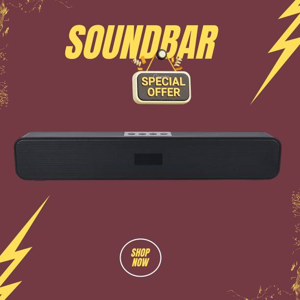 GUGGU 20W Bluetooth Soundbar with 4 Hours Wireless PlayTime Bluetooth Speakerso0327 20 W Bluetooth Soundbar