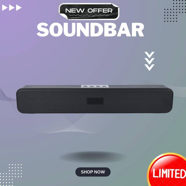 Clairbell 20W Bluetooth Soundbar with 4 Hours Wireless ...