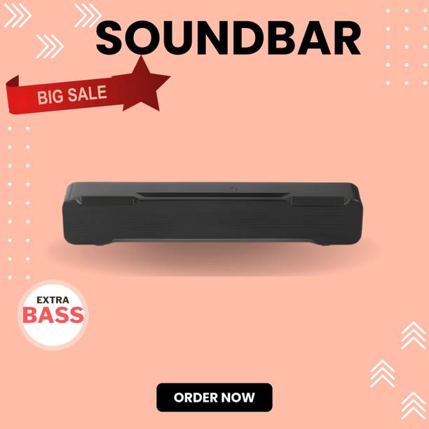 FRONY Bluetooth Soundbar Speaker With 12H Playback HD Stereo for Phone/PC/TV/Laptop381 20 W Bluetooth Soundbar