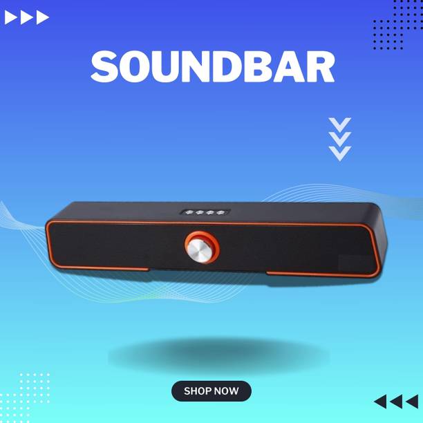 Clairbell 10W Bluetooth Soundbar with 4 Hours Wireless Playback Bluetooth SpeakersTY404 10 W Bluetooth Soundbar