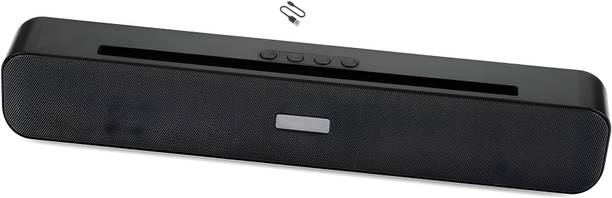 RZW S-1 Powerful Bass Bletooth Speaker Mini Soundbar,19Hrs Playback,Stereo Soundbar 16 W Bluetooth Soundbar