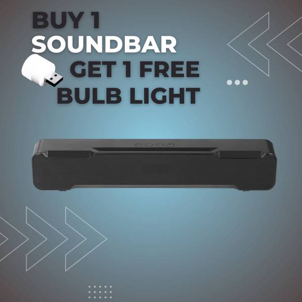 SYARA 20W Bluetooth Soundbar with 4 Hours Wireless Playback Bluetooth SpeakersRT227 20 W Bluetooth Soundbar