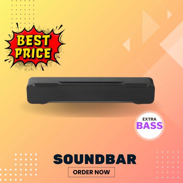 Clairbell Bluetooth Soundbar Speaker With 12H Playback HD Stereo for Phone/PC/TV/Laptop526 20 W Bluetooth Soundbar