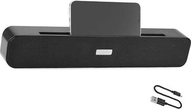 RZW 20W Slim Soundbar | Loud Stereo | 10H Playtime | Type-C & AUX Compatible 20 W Bluetooth Soundbar