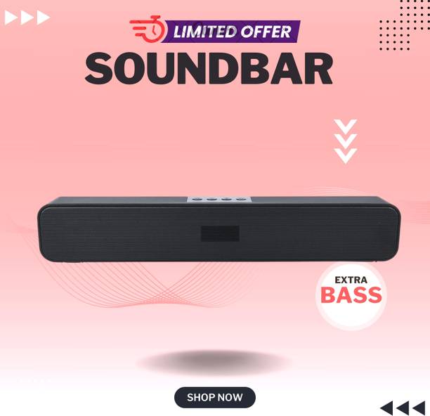 FRONY 20W Bluetooth Soundbar with 4 Hours Wireless PlayTime Bluetooth Speakers1f134 20 W Bluetooth Soundbar