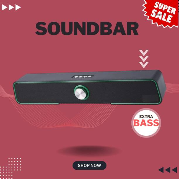 GUGGU 10W Bluetooth Soundbar with 4 Hours Wireless Playback Bluetooth SpeakersER947 10 W Bluetooth Soundbar
