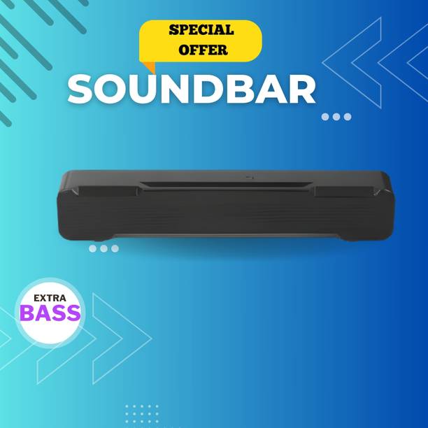 Clairbell Bluetooth Soundbar Speaker With 12H Playback HD Stereo for Phone/PC/TV/Laptop410 20 W Bluetooth Soundbar