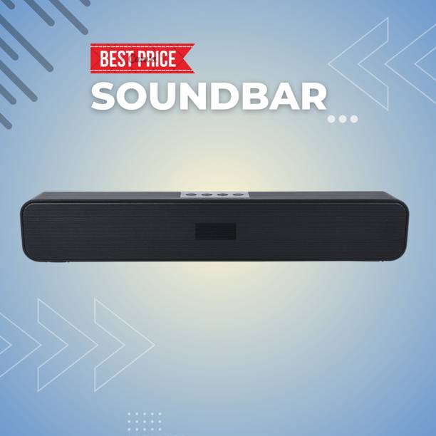 GUGGU 20W Bluetooth Soundbar with 4 Hours Wireless PlayTime Bluetooth Speakerso0281 20 W Bluetooth Soundbar