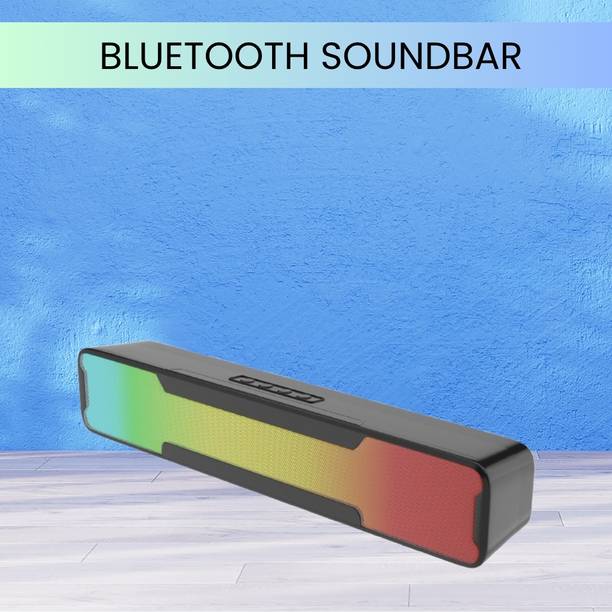 GUGGU Megabar (PORTABLE HOME TV SOUNDBAR) Dynamic Thunder Sound With RGB LightYK498 20 W Bluetooth Soundbar