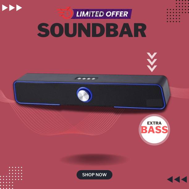 Clairbell 10W Bluetooth Soundbar with 4 Hours Wireless ...