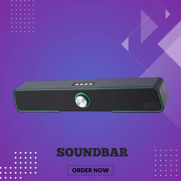 GUGGU 10W Bluetooth Soundbar with 4 Hours Wireless Playback Bluetooth SpeakersER178 10 W Bluetooth Soundbar