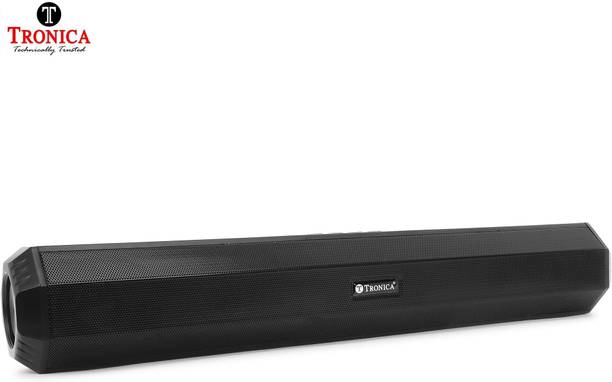 TRONICA OctaneBar Rechargeable Soundbar With TWS/USB/SD/AUX/FM/Type-C | 8Hr Battery 10 W Bluetooth Soundbar