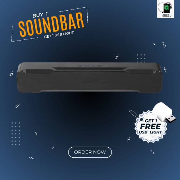 FRONY 20W Bluetooth Soundbar with 4 Hours Wireless Playback Bluetooth SpeakersPA246 20 W Bluetooth Soundbar