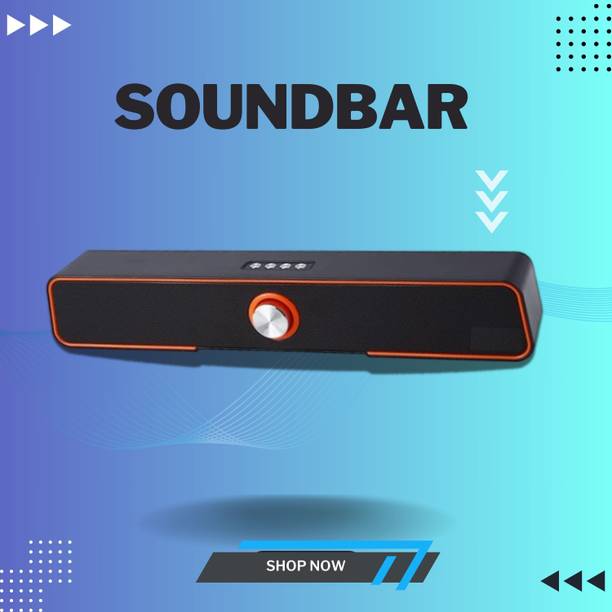 GUGGU 10W Bluetooth Soundbar with 4 Hours Wireless Playback Bluetooth SpeakersER373 10 W Bluetooth Soundbar