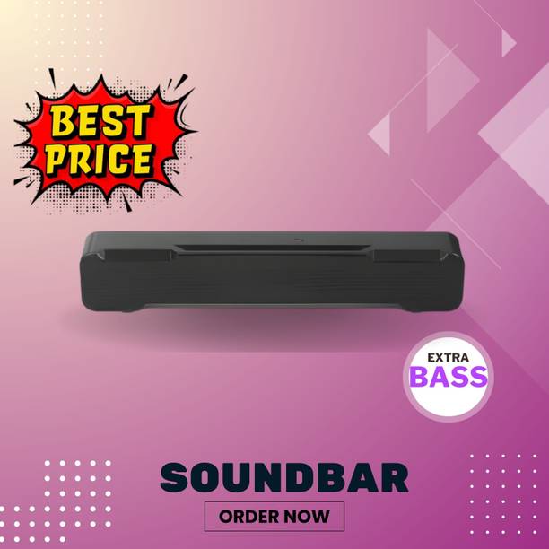 FRONY Bluetooth Soundbar Speaker With 12H Playback HD Stereo for Phone/PC/TV/Laptop366 20 W Bluetooth Soundbar