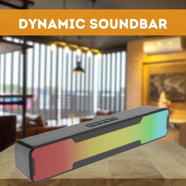 GUGGU Megabar (PORTABLE HOME TV SOUNDBAR) High Quality Sound With RGB Light AE180 25 W Bluetooth Soundbar