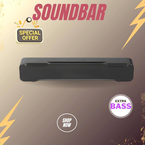 Clairbell Bluetooth Soundbar Speaker With 12H Playback HD Stereo for Phone/PC/TV/Laptop15 20 W Bluetooth Soundbar