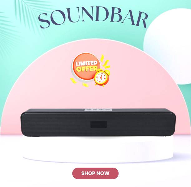 Clairbell 20W Bluetooth Soundbar with 4 Hours Wireless PlayTime Bluetooth Speakers2G74 20 W Bluetooth Soundbar