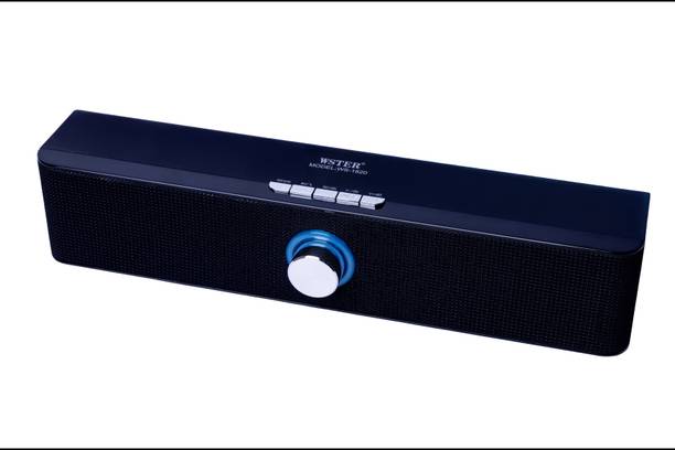 Jmax WS-1820 (Portable Home Tv Soundbar) DJ Sound System 1500mAh 10 W Bluetooth Soundbar