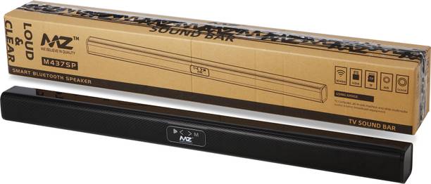 MZ M437SP HOME TV SOUNDBAR Rechargeable 2400mAh Battery Dynamic Thunder Sound 12 W Bluetooth Soundbar