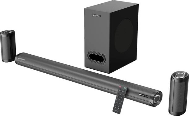 ZEBRONICS JUKE BAR 9700 Dolby Atmos Supporting 4K HDR, USB, AUX, Optical in, 3xHDMI 525 W Bluetooth Soundbar
