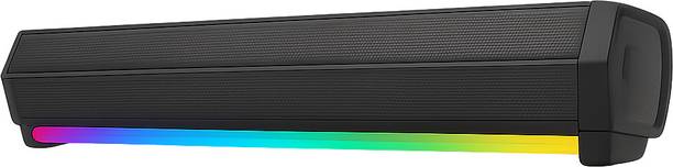 uddo Rainbow 20W Bluetooth Speaker | 12H Playtime, Bass Xtreme, FM, USB, RGB 20 W Bluetooth Soundbar