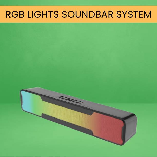 YAROH Megabar (PORTABLE HOME TV SOUNDBAR) Dynamic Thunder Sound With RGB LightBH180 20 W Bluetooth Soundbar