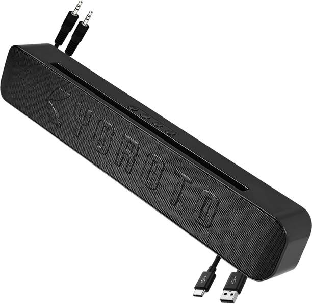 YOROTO Booming Bass Soundbar with Premium Sound 20 W Bluetooth Soundbar