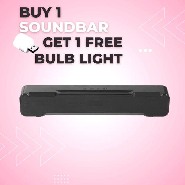 GUGGU 20W Bluetooth Soundbar with 4 Hours Wireless Playback Bluetooth SpeakersYU44 20 W Bluetooth Soundbar