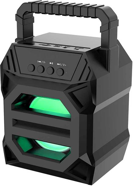 RECTITUDE Ws-02 Speaker Led Light Mini Home Theatre AUX Supported Carry Handle 10 W Bluetooth Soundbar