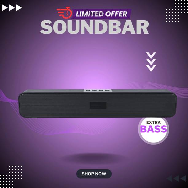 FRONY 20W Bluetooth Soundbar with 4 Hours Wireless PlayTime Bluetooth Speakers1f136 20 W Bluetooth Soundbar