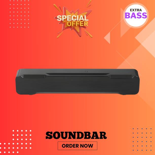 Clairbell Bluetooth Soundbar Speaker With 12H Playback HD Stereo for Phone/PC/TV/Laptop444 20 W Bluetooth Soundbar