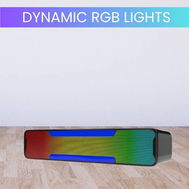 GUGGU Megabar (PORTABLE HOME TV SOUNDBAR) Dynamic Thunder Sound With RGB LightYH56 20 W Bluetooth Soundbar