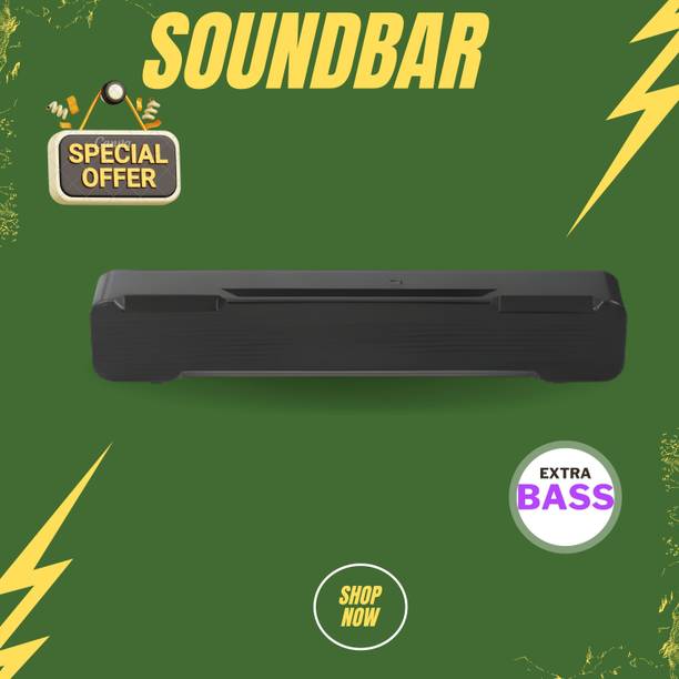 Clairbell Bluetooth Soundbar Speaker With 12H Playback HD Stereo for Phone/PC/TV/Laptop282 20 W Bluetooth Soundbar