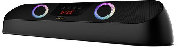 LUXRONICS Vibe-X 20W Wireless Portable Speaker with FM Radio|Aux|BT 5.3V|Gaming RGB Light 20 W Bluetooth Soundbar