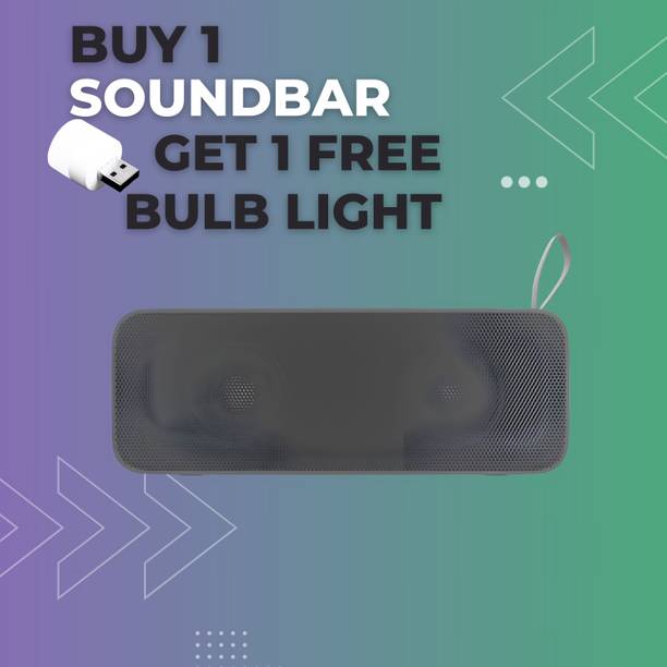 GUGGU 20W Bluetooth Soundbar with 6 Hours Wireless Playback Bluetooth SpeakersOL144 20 W Bluetooth Soundbar