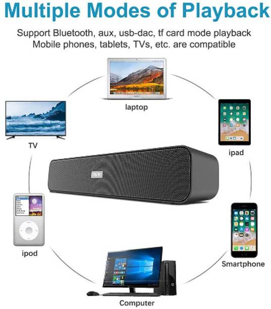 GUGGU ST3502E91 WIRELESS BLUETOOTH SOUNDBAR FOR TV,HOME,DESKTOP SPEAKER 48 W Bluetooth Soundbar