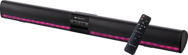 ZEBRONICS Ace Plus( SBSPK3) Portable with 10h of Playback, USB & mSD,AUX,RGB, TWS 30 W Bluetooth Soundbar