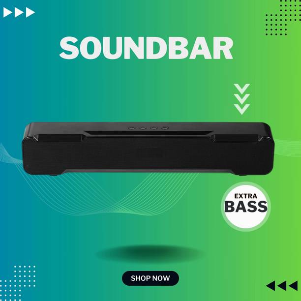 GUGGU 20W Bluetooth Soundbar with 4 Hours Wireless Playback Bluetooth Speakers5DX111 20 W Bluetooth Soundbar