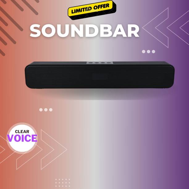 Clairbell Bluetooth Soundbar Speaker 12Hrs Playback, HD Stereo for Phone/PC/TV/Laptopi322 20 W Bluetooth Soundbar