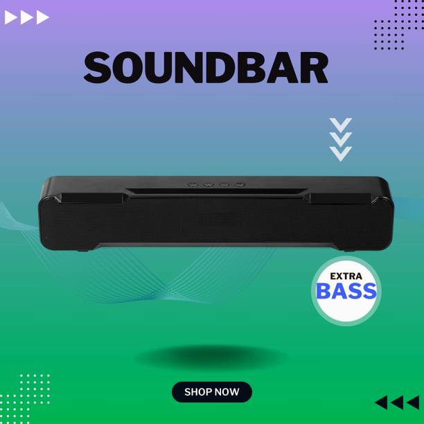 Clairbell 20W Bluetooth Soundbar with 4 Hours Wireless Playback Bluetooth SpeakersC1V123 20 W Bluetooth Soundbar