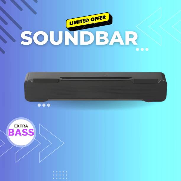 Clairbell Bluetooth Soundbar Speaker With 12H Playback HD Stereo for Phone/PC/TV/Laptop52 20 W Bluetooth Soundbar